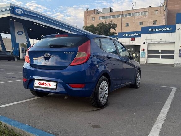 2012 Hyundai Solaris I, синий, 599000 рублей - вид 2