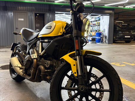 2015 Ducati Scrambler 800, жёлтый, 550000 рублей, вид 3