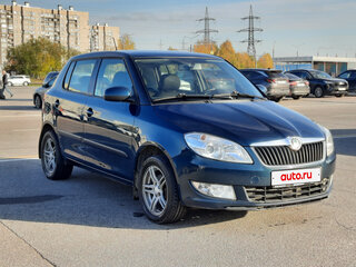 2011 Skoda Fabia II Рестайлинг, синий, 540000 рублей, вид 1