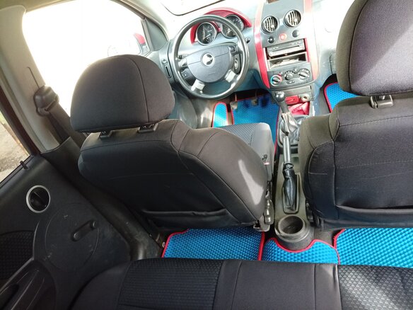 2005 Chevrolet Aveo I, красный - вид 6