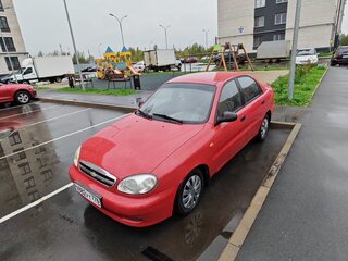 2008 Chevrolet Lanos I, красный, 139000 рублей, вид 1