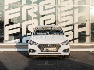 2018 Hyundai Solaris II, белый, 1450000 рублей, вид 3