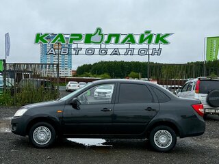 2015 Lada (ВАЗ) Granta I, чёрный, 359000 рублей, вид 4
