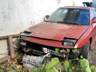 1993 Mazda 323 IV (BG), красный, 100000 рублей, вид 4