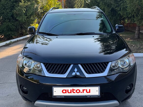 2007 Mitsubishi Outlander II, чёрный, 980000 рублей - вид 2