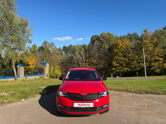 2017 Skoda Rapid I Рестайлинг, красный, 1250000 рублей - вид 1