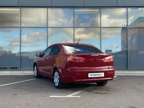 2007 Mitsubishi Lancer X, красный, 499000 рублей - вид 4