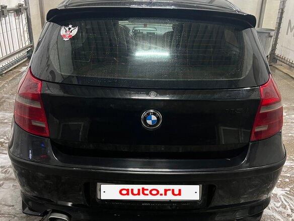 2007 BMW 1 серии 118i I (E81/E82/E87/E88) Рестайлинг, чёрный, 740000 рублей - вид 4