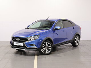 2021 Lada (ВАЗ) Vesta Cross I, синий, 920000 рублей, вид 2