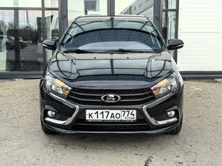 2021 Lada (ВАЗ) Vesta I, чёрный, 1070000 рублей, вид 4