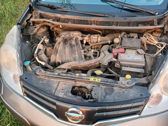 2013 Nissan Note I Рестайлинг, серый, 600000 рублей - вид 14
