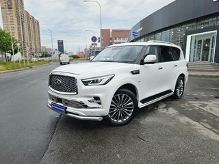 2018 Infiniti QX80 I Рестайлинг 2, белый, 4800000 рублей, вид 1