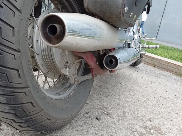 2001 Yamaha XVS400 Drag Star, красный, 380000 рублей - вид 8