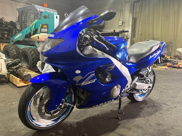1996 Yamaha YZF600R Thundercat, синий, 350000 рублей - вид 5