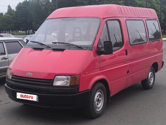 1989 Ford Transit, красный, 220000 рублей