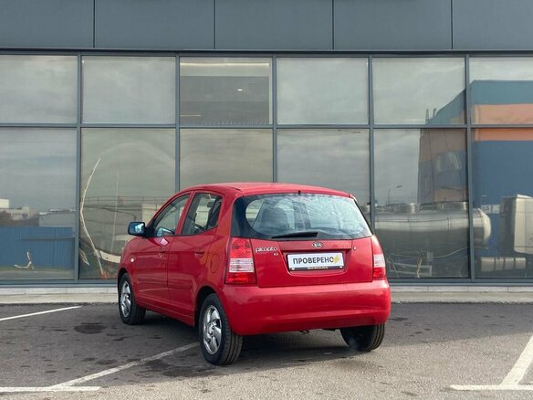 2007 Kia Picanto I, красный, 379000 рублей - вид 4