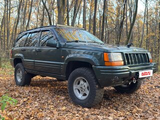 1998 Jeep Grand Cherokee I (ZJ) Рестайлинг, зелёный, 995000 рублей, вид 1