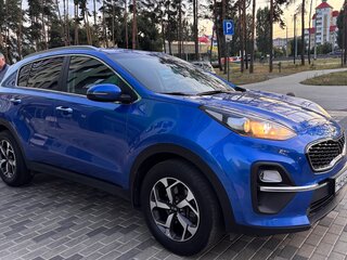 2021 Kia Sportage IV Рестайлинг, синий, 2070000 рублей, вид 3