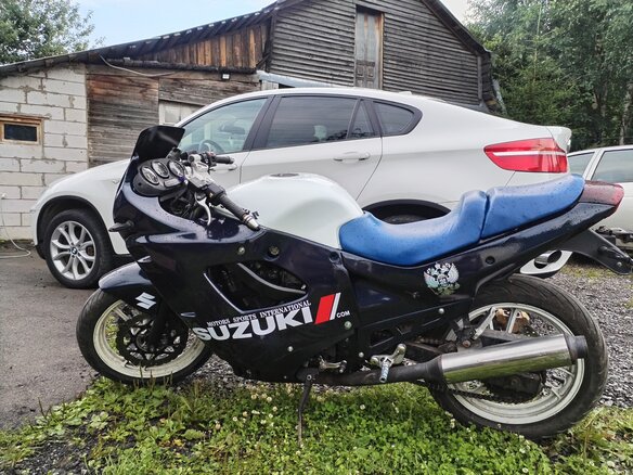 1998 Suzuki GSX 600F Katana, синий, 200000 рублей