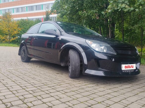 2008 Opel Astra GTC H Рестайлинг, чёрный, 330000 рублей - вид 1