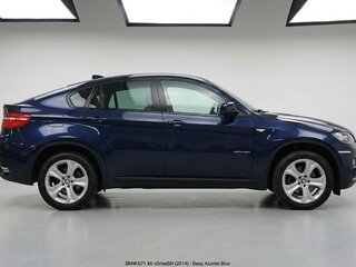 2013 BMW X6 35i I (E71) Рестайлинг, синий, 1810000 рублей, вид 2