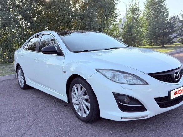 2011 Mazda 6 II (GH) Рестайлинг, белый, 1100000 рублей - вид 3