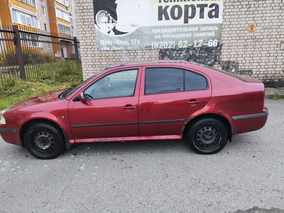 2008 Skoda Octavia I (A4) Рестайлинг, пурпурный, 320000 рублей - вид 2