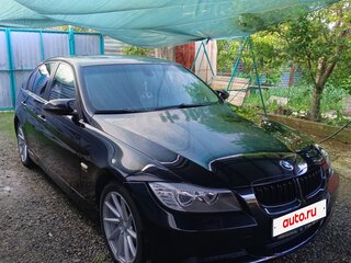 2007 BMW 3 серии 318i V (E90/E91/E92/E93), чёрный, 1300000 рублей, вид 5