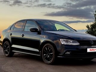 2014 Volkswagen Jetta VI Рестайлинг, чёрный, 1080000 рублей, вид 5