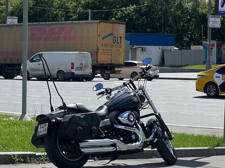 2009 Harley-Davidson Fat Bob, чёрный, 850000 рублей, вид 5