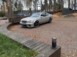1998 Mercedes-Benz CLK-Класс 230 I (W208), серый, 350000 рублей, вид 2