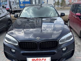 2016 BMW X6 30d II (F16), синий, 3170000 рублей, вид 1