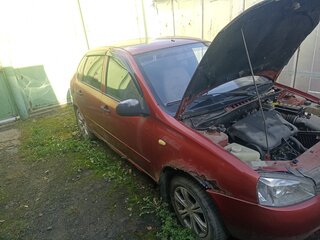 2005 Lada (ВАЗ) Kalina I, красный, 91000 рублей, вид 2