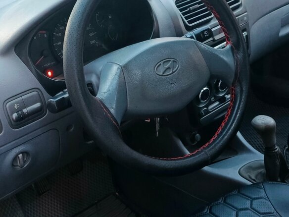 2007 Hyundai Accent ТагАЗ II, бежевый, 350000 рублей - вид 5