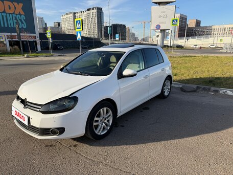 2012 Volkswagen Golf VI, белый, 700000 рублей, вид 1