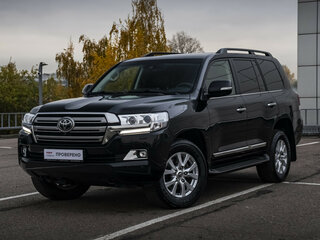 2019 Toyota Land Cruiser 200 Series Рестайлинг 2, чёрный, 8487000 рублей, вид 1