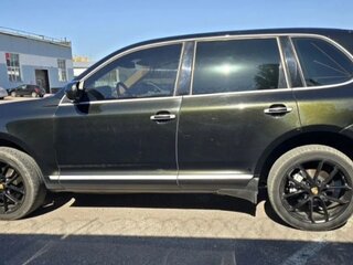 2008 Porsche Cayenne S I Рестайлинг (957), зелёный, 785000 рублей, вид 4