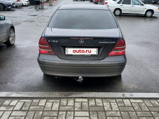 2003 Mercedes-Benz C-Класс 180 II (W203), синий, 530000 рублей, вид 2