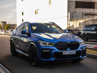 2020 BMW X6 40d III (G06), синий, 7299000 рублей, вид 5