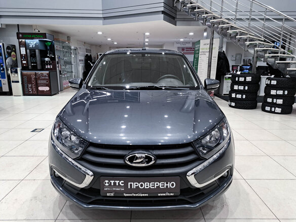 2019 Lada (ВАЗ) Granta I Рестайлинг, серый - вид 1