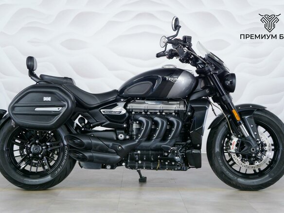 2021 Triumph Rocket 3, чёрный, 1949000 рублей
