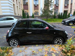 2017 Fiat 500 II Рестайлинг, чёрный, 750000 рублей, вид 3