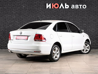 2015 Volkswagen Polo V, белый, 580000 рублей, вид 4