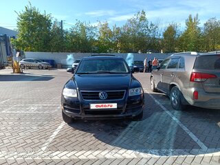 2004 Volkswagen Touareg I, чёрный, 850000 рублей, вид 2