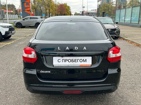 2022 Lada (ВАЗ) Granta I Рестайлинг, чёрный, 599000 рублей - вид 5