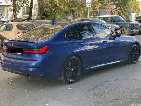 2019 BMW 3 серии 320d VII (G2x), синий, 3480000 рублей, вид 3