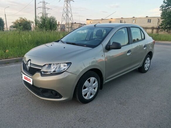 2016 Renault Logan II, бежевый, 450000 рублей - вид 1