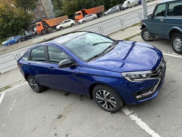 2026 Lada (ВАЗ) Vesta I Рестайлинг (NG), синий, 2007100 рублей - вид 12