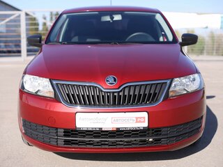 2017 Skoda Rapid I Рестайлинг, красный, 1187590 рублей, вид 2
