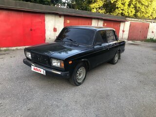 2010 Lada (ВАЗ) 2107, чёрный, 130000 рублей, вид 2